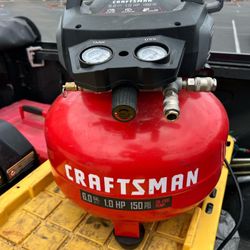 6 gallon 150 PSI pancake compressor