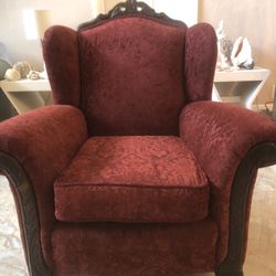 GORGEOUS PLUSH TEXTURED CHAIR !!!