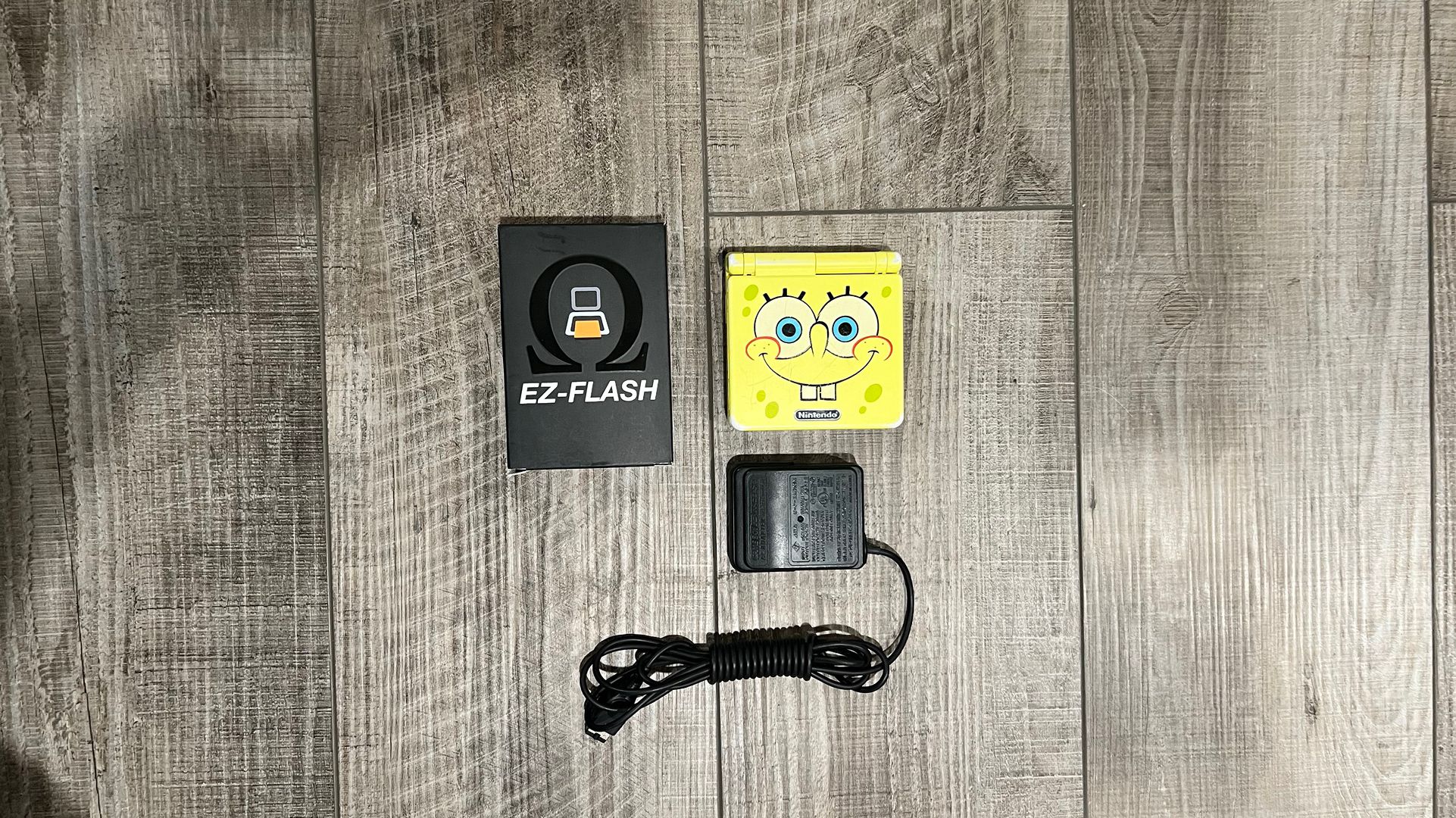 SpongeBob Gameboy Advance SP - AGS-101 - EZ Flash Cart - Will Trade