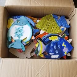Assorted Ceramic Fish Designs