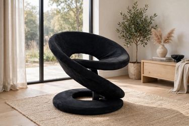 1980s Postmodern Jaymar Spiral Ribbon Chair - Fully Authenticated