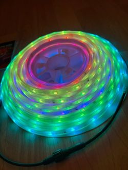 Shine Decor 24V RGB+IC LED Strip Lights, IP68 Waterproof, 52.5 FT Outdoor Rope