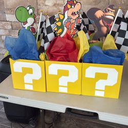Mario Birthday Party Centerpieces