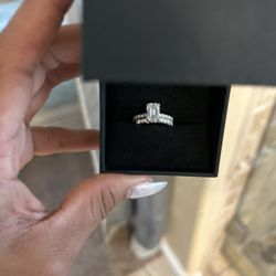 2.5ct White Gold Engagement and Wedding Band