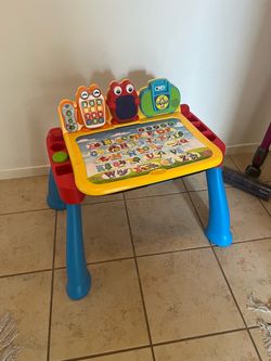 This is a VTech Touch and Learn Activity Desk