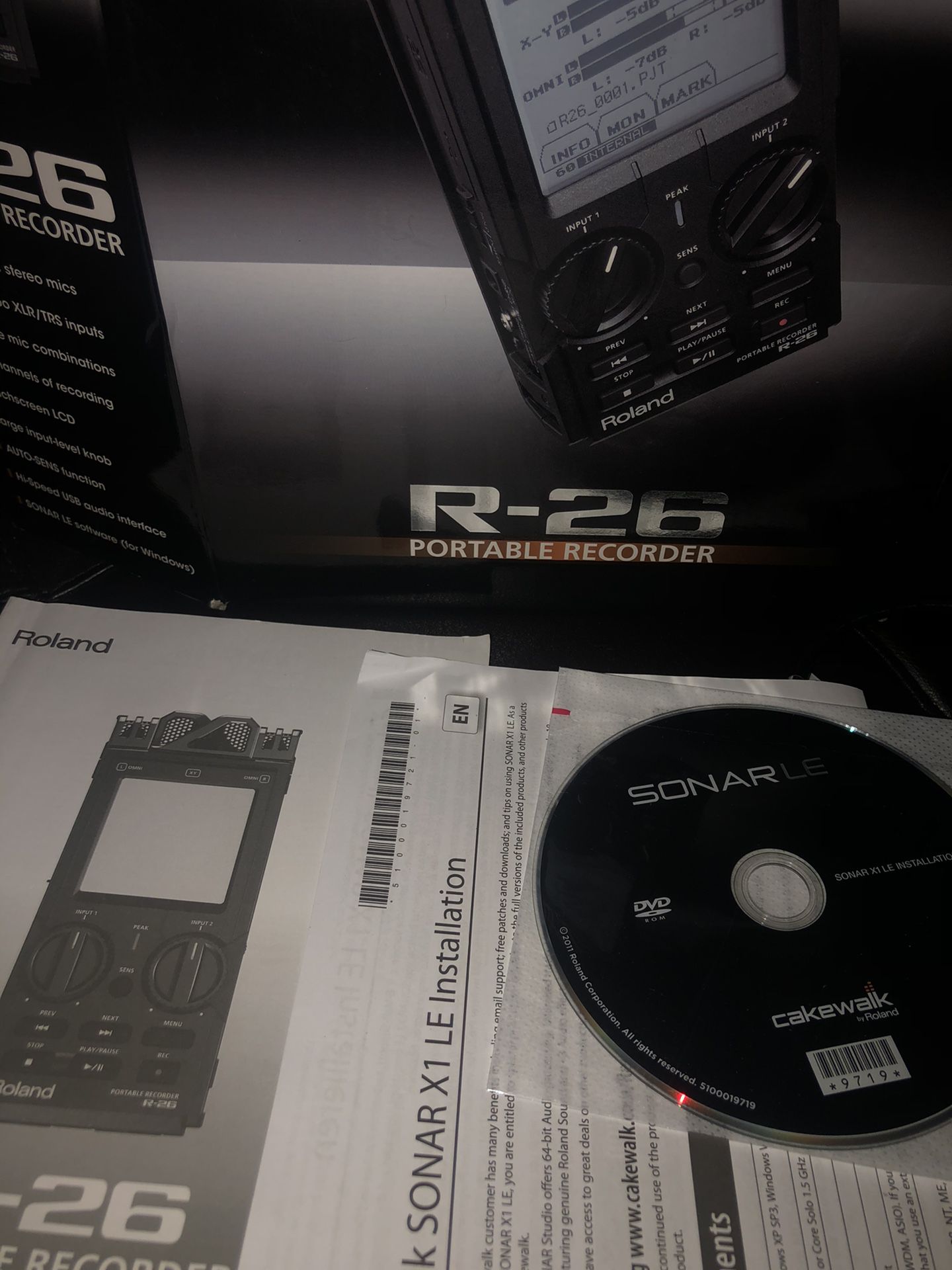 Roland R-26 portable recorder