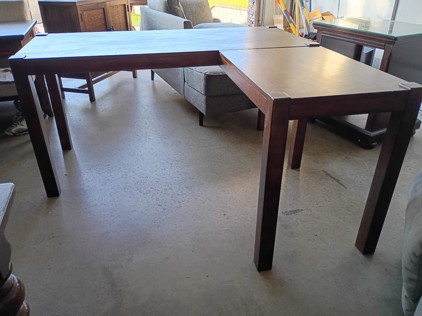 Ashley Furniture Solid Wood L-Shaped Desk – 6/10 Condition