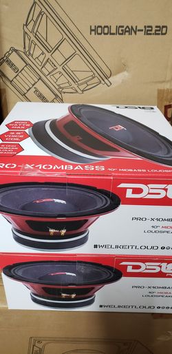 Ds18 10" loud midrange speakers mid bass