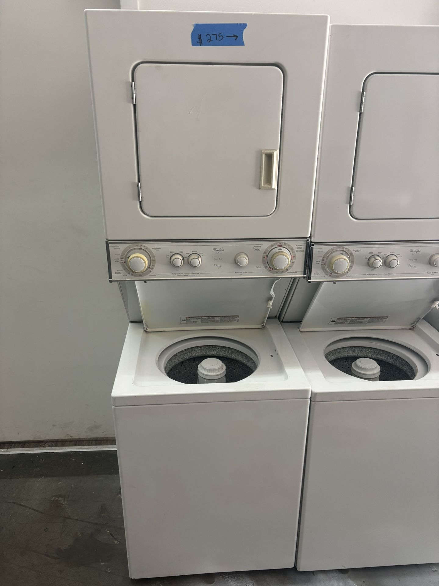 Stacked Two-in-One Washer/Deyer
