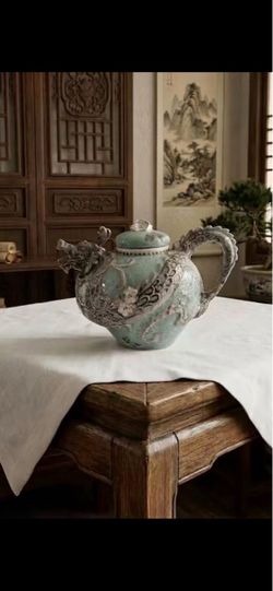 Blue Sky Clayworks Ceramic  Dragon Teapot