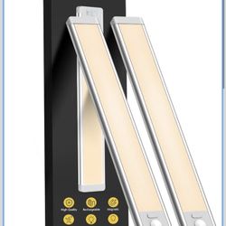 14.7inch Under Cabinet Lighting, 2 Pack Rechargeable Motion Sensor Light Indoor, 5 Levels Dimmable Magnetic Closet Lights, Wireless Under Counter Ligh