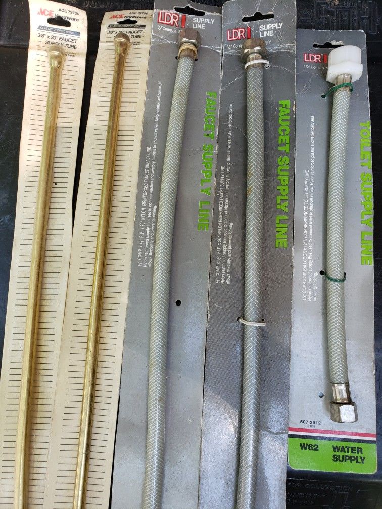 Faucet And Toilet Supply Lines