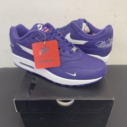 Air Max 1 Supreme Purple Size 11