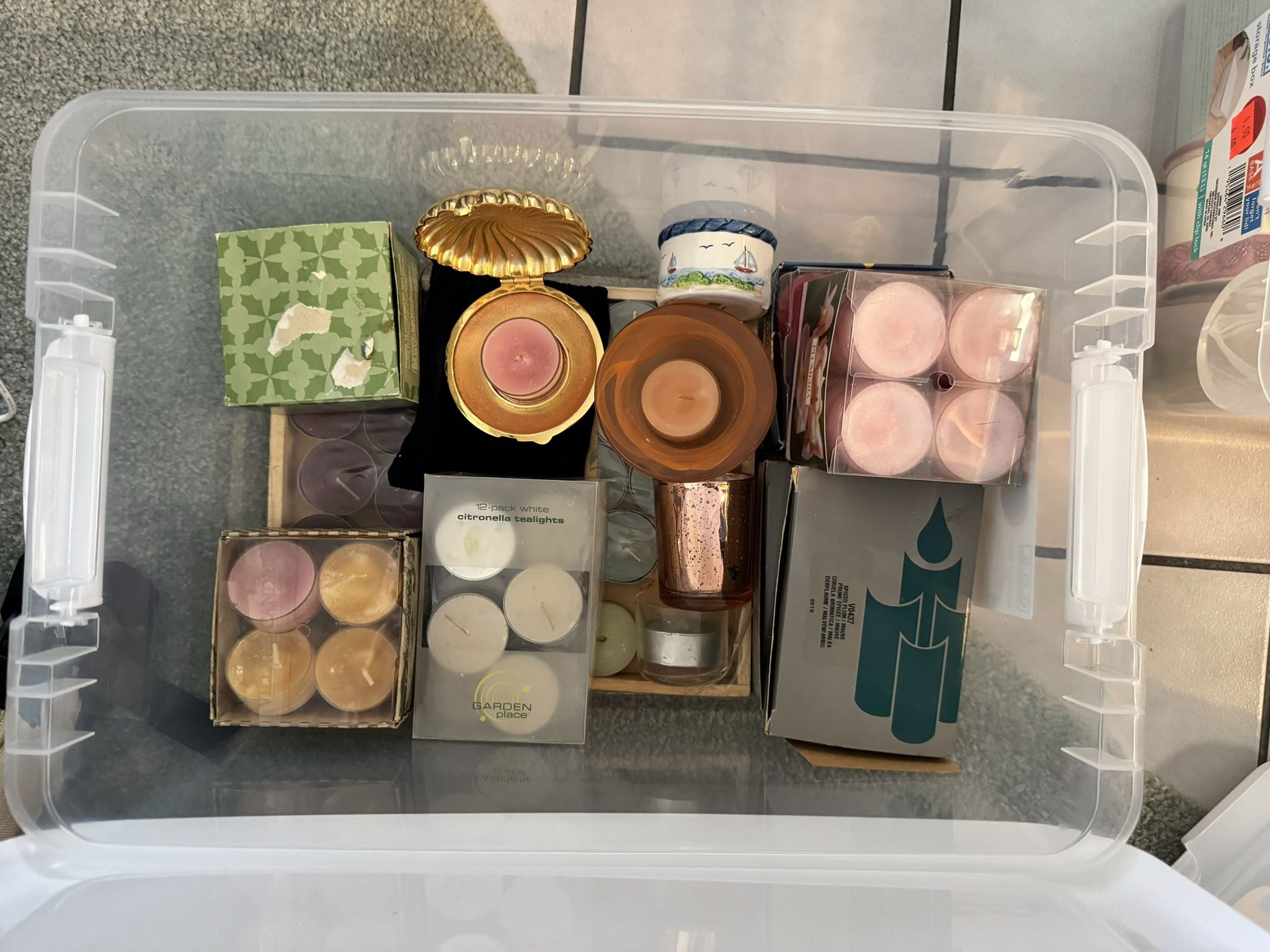 Tea Light Bankers Box