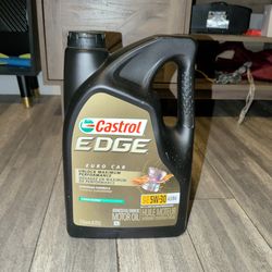Unopened Brand New Castrol Edge Euro Car SAE 5W-30 A3 B4 Advanced Full Synthetic Motor Oil