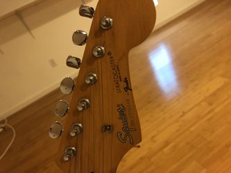 93-'94 Japanese made Fender Squier Stratocaster, with gig bag