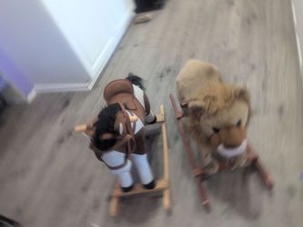 Horse and lion rockers