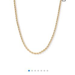 10k Gold Ropes With Pendants With Real Diamonds Have Recipts 