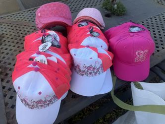 47 Lot Girls Pink Hats Party Favors 