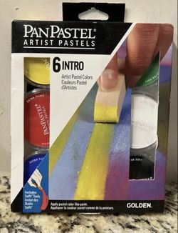 Golden Pan Pastels Pack Of 6 Colors- Intro Set.  Includes Applicators!! Sealed!
