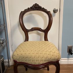 Vintage French “Balloon” Parlor Chair