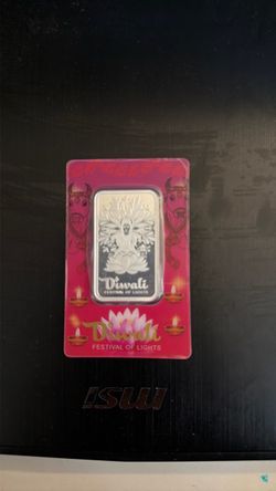 Diwali Festival of Lights Silver Bar 1 oz