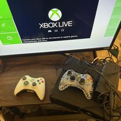 Xbox 360 S console with 2 controllers & 250 gb hd, $120, 1 wired & 1 wireless controller pickup Inman SC or can ship I sale games $5-$10 each over 300