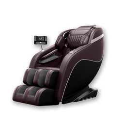 Luxury Meets Technology! Zero Gravity Massage Chair with SL-Track, Shiatsu, Heated Back & Calves, Foot Rollers, Built-in Speakers & Smart LCD Control 