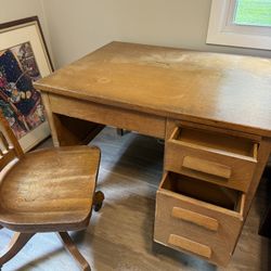 Dove Tail Drawers, Solid Wood Desk