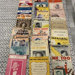 Vintage Sheet Music 1(contact info removed)s