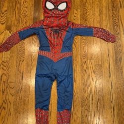 Spider Man Classic Red and Blue Jumpsuit Kids Halloween Costume New XS and S