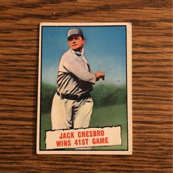 1961 Jack Chesbro Card