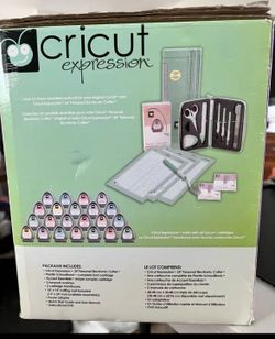 Cricut expression & Getting Started Kit & Extras