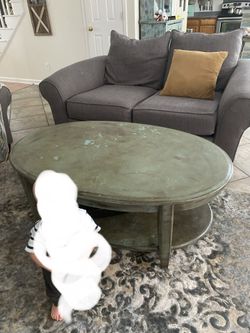 Solid wood coffee table