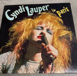 Cyndi Lauper Live in Paris Laserdisc Japan 98-4P-105