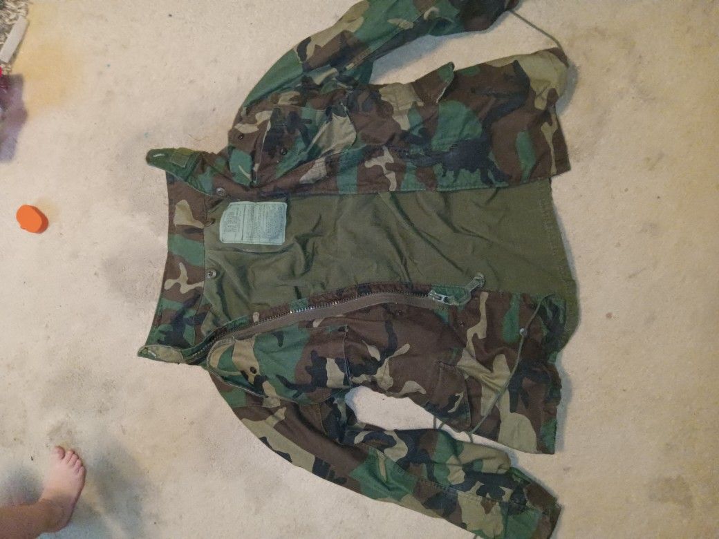 Vintage US Army M85 Jacket Shirt