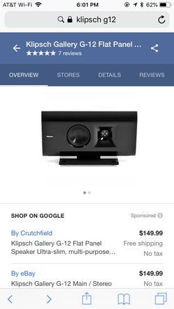 G12 klipsch bookshelf speaker