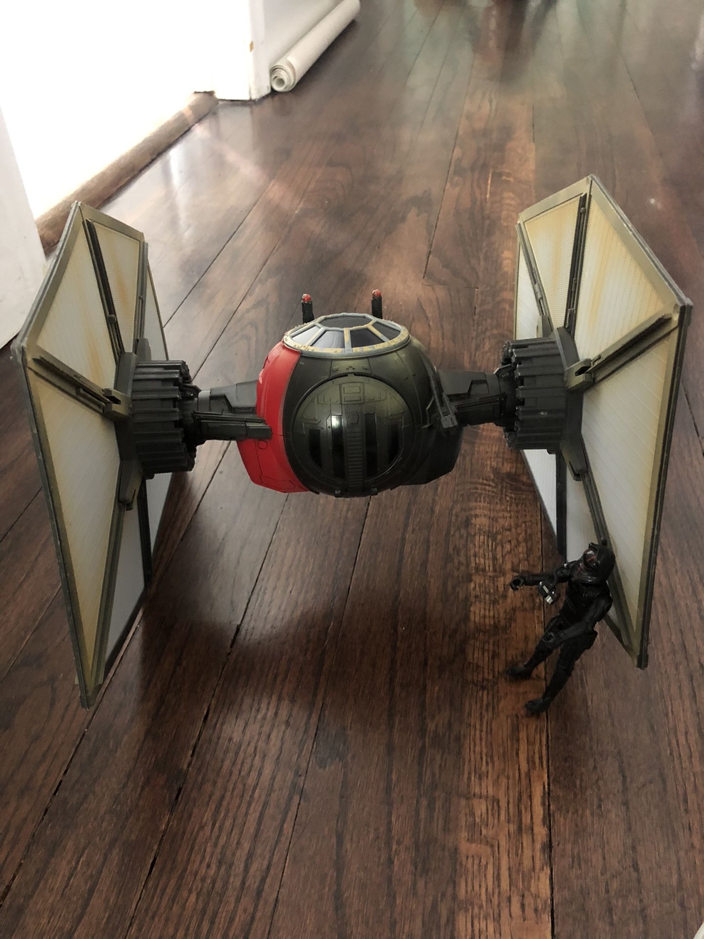 Star Wars force Tie Fighter With Pilot
