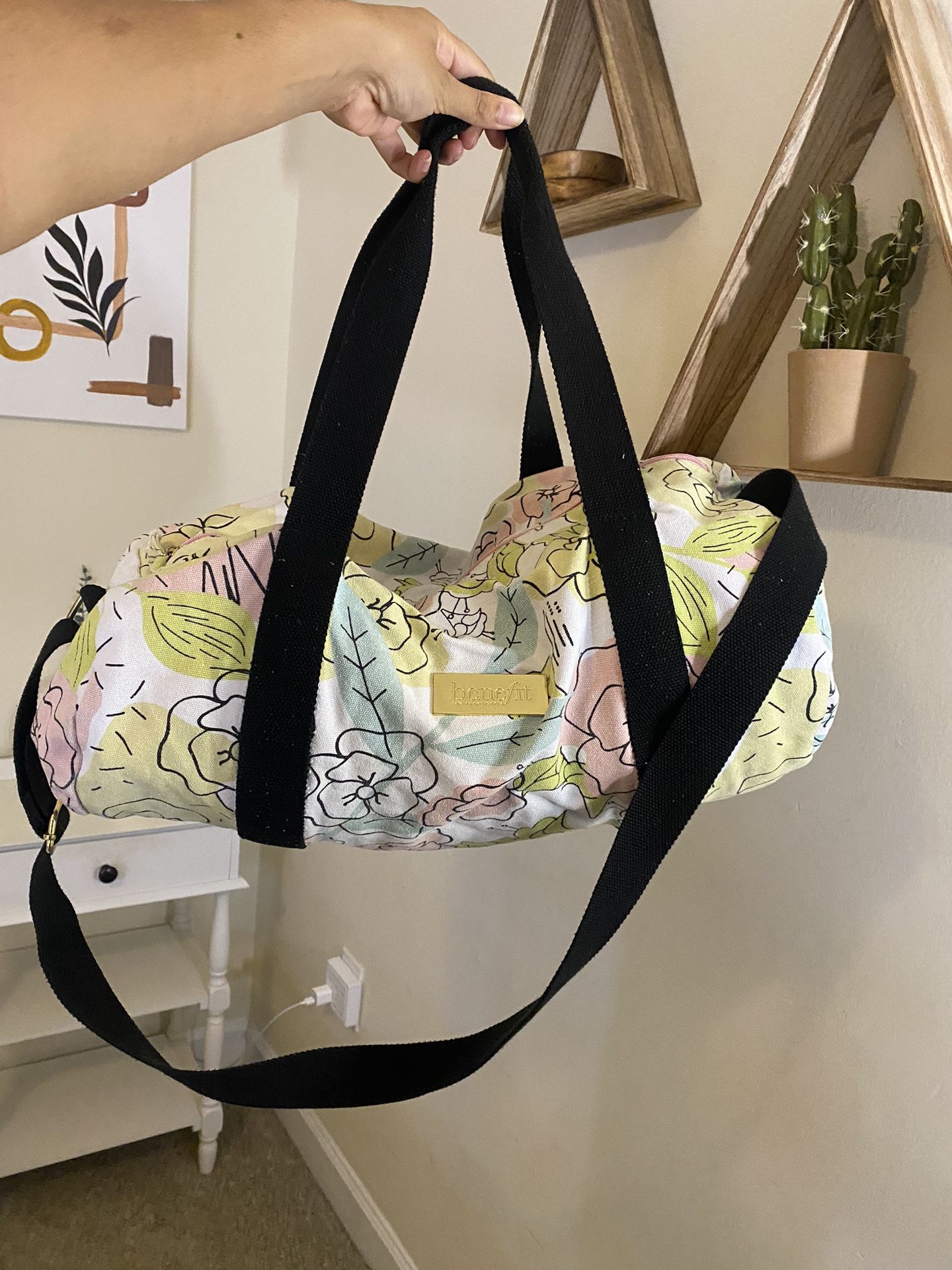 Floral Duffle Bag