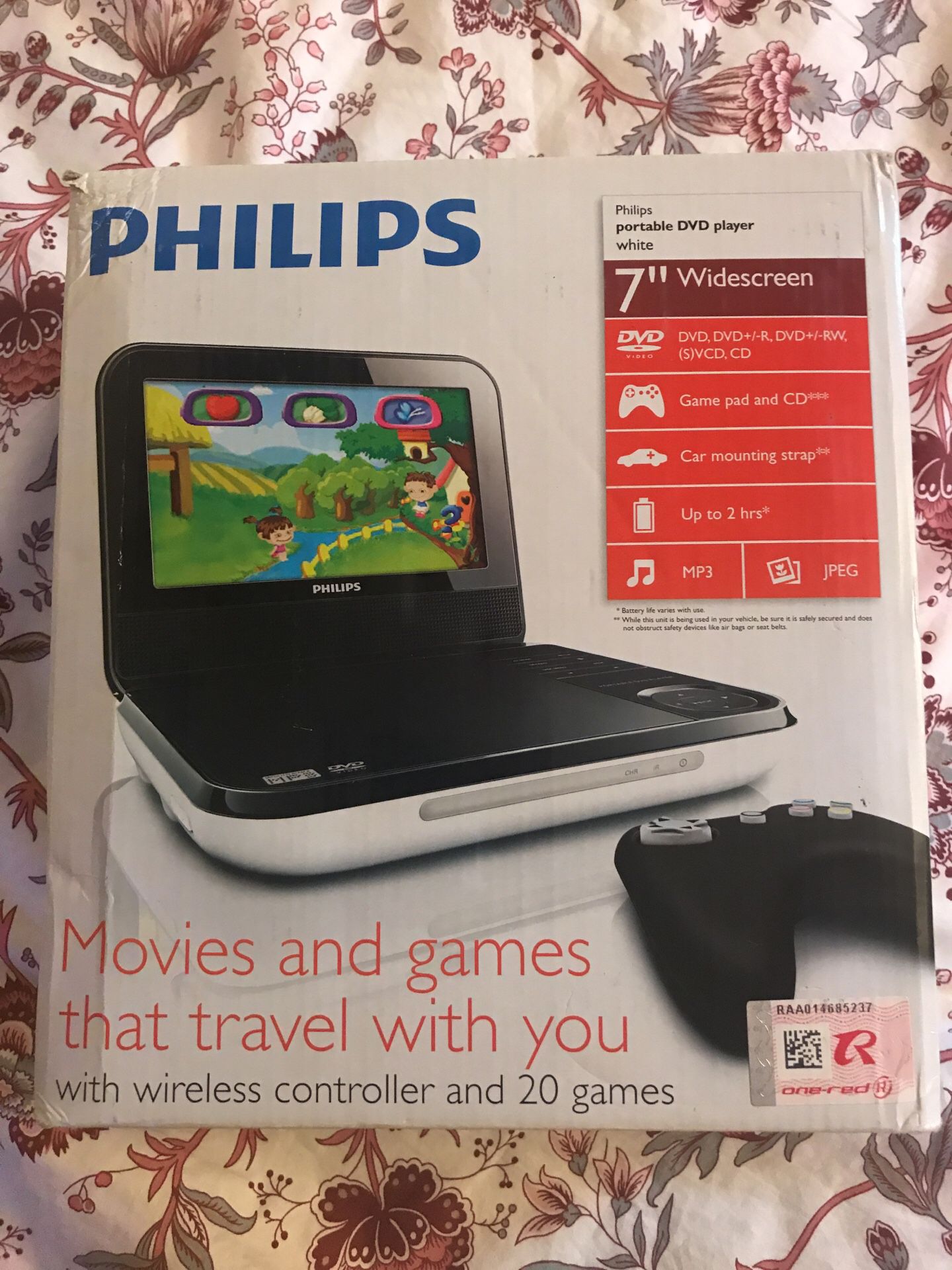 PHILIPS portable DVD player