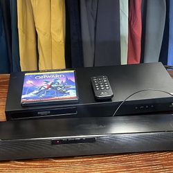 Lg Sound Bar Subwoofer And DVD Blu-ray Player