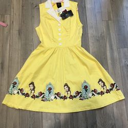 NEW Disney Beauty And Beast Belle Dress / Costume For Adult Size XS