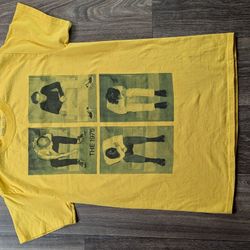 The 1975 Band T Shirt Tee Indie Synth Pop Rock Yellow/Gold Sz S