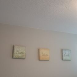 Positive Word Canvas