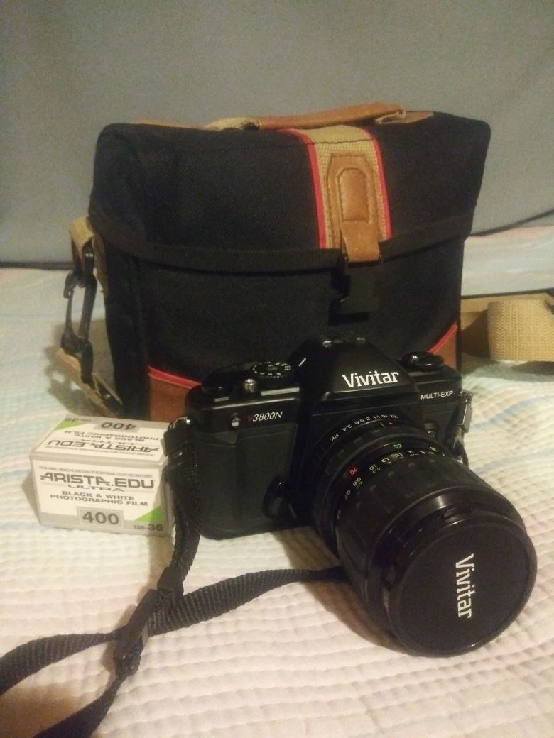 Vivitar V3800N 35mm SLR Camera w/ 28-70mm Lens