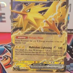 POKEMON Zapdos EX 145/165 Double Rare Holo Mint