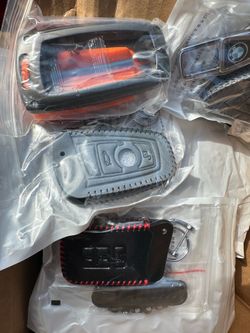 Assorted BMW key fob cover case