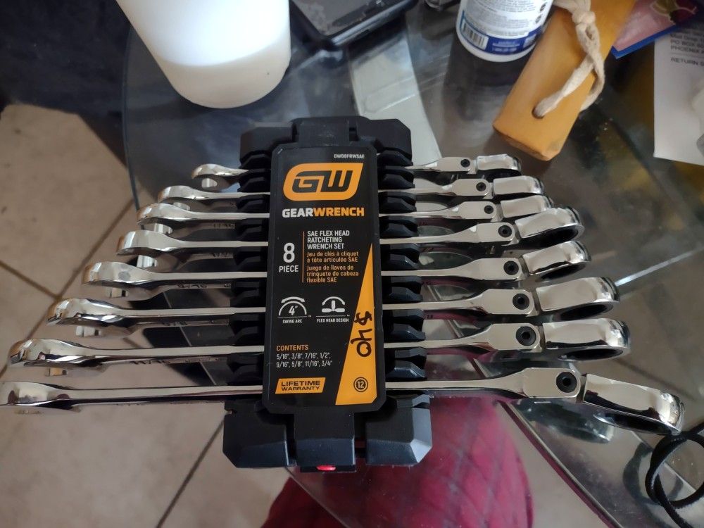 GW GEARWRENCH 8-PIECE WRENCH SET