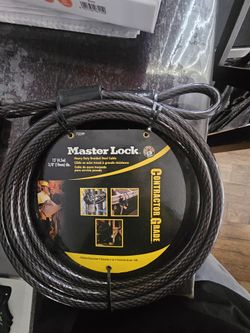 Master Lock Heavy Duty Braided Steel Cable