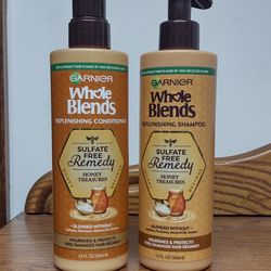 WHOLE BLENDS SULFATE FREE SHAMPOO & CONDITIONER 